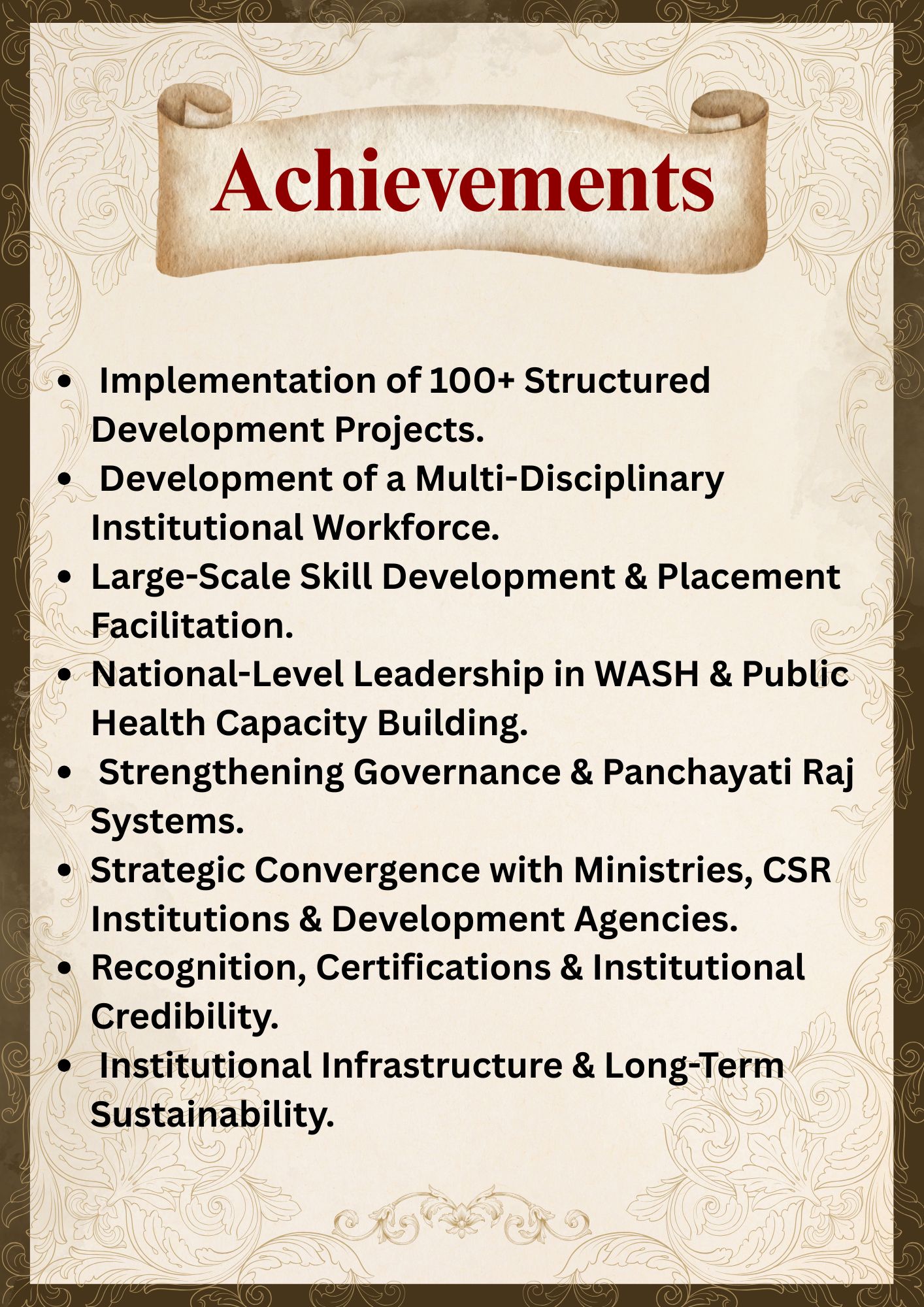 DRES' Achievements