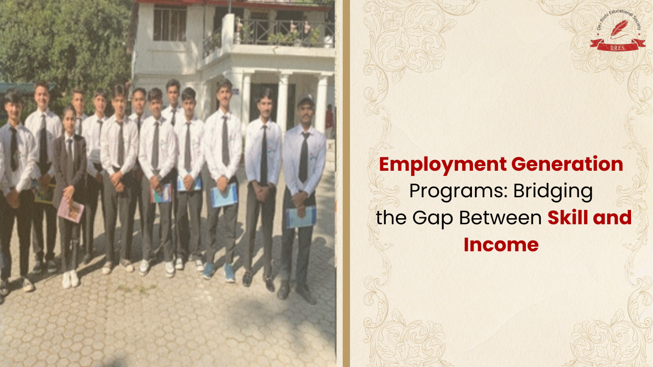 Employment Generation Programs in India Bridging Skill and Income Gap